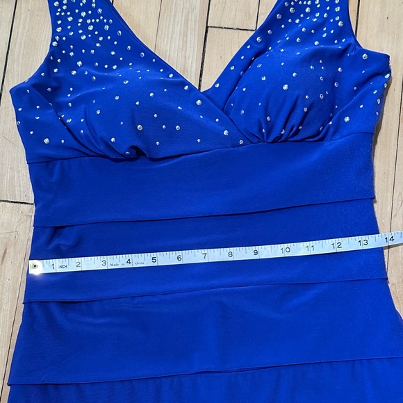 Jessica Blue Dress Size 4 - Picture 11 of 12